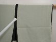 Photo8: 6619T01z320 Vintage Japanese Kimono Silk See through HAORI Flower Black (8)