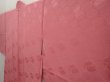 Photo2: 6619T02z600 Vintage Japanese Kimono Silk HAORI  Dark pink (2)