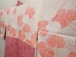 Photo7: 6619T02z600 Vintage Japanese Kimono Silk HAORI  Dark pink (7)