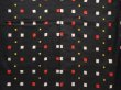 Photo5: 6619T09z670 Vintage Japanese Kimono Silk MEISEN KOMON Black (5)