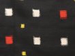 Photo6: 6619T09z670 Vintage Japanese Kimono Silk MEISEN KOMON Black (6)
