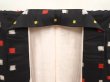 Photo7: 6619T09z670 Vintage Japanese Kimono Silk MEISEN KOMON Black (7)