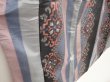 Photo3: 6619T11z520 Vintage Japanese Kimono Silk MEISEN KOMON Blue-Gray (3)