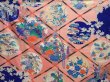 Photo8: 6619T12z1180  Japanese Kimono Silk FURISODE Flowers Royal blue (8)