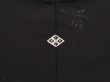 Photo5: 6619T13z650 Vintage Japanese Kimono Silk HAORI Flower Black (5)