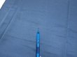 Photo6: 3F03z80  Japanese Kimono Silk  FABRIC Wave Blue-Gray 61.8x14.2 (6)