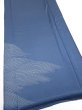 Photo2: 3F04z80  Japanese Kimono Silk  FABRIC Wave Blue-Gray 62.2x14.2 (2)