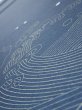 Photo4: 3F05z80  Japanese Kimono Silk  FABRIC  Blue-Gray 61.8x14.4 (4)