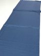 Photo2: 3F06z80  Japanese Kimono Silk  FABRIC  Blue-Gray 61.4x14.4 (2)