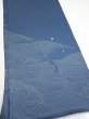 Photo3: 3F06z80  Japanese Kimono Silk  FABRIC  Blue-Gray 61.4x14.4 (3)