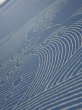 Photo4: 3F06z80  Japanese Kimono Silk  FABRIC  Blue-Gray 61.4x14.4 (4)