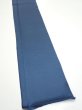 Photo2: 3F07z40  Japanese Kimono Silk  FABRIC Plain Blue-Gray 55.9x7.3 (2)