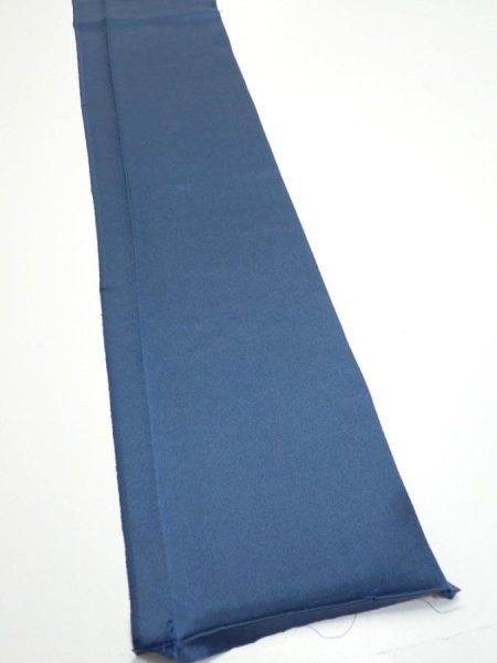 Photo2: 3F07z40  Japanese Kimono Silk  FABRIC Plain Blue-Gray 55.9x7.3 (2)