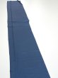 Photo3: 3F07z40  Japanese Kimono Silk  FABRIC Plain Blue-Gray 55.9x7.3 (3)