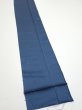 Photo2: 3F09z50  Japanese Kimono Silk  FABRIC Plain Blue-Gray 81.5x6.9 (2)