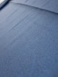 Photo5: 3F09z50  Japanese Kimono Silk  FABRIC Plain Blue-Gray 81.5x6.9 (5)