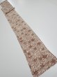 Photo5: 3F09z50  Japanese Kimono Silk  FABRIC Maple Brown 74.4x6.9 (5)