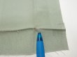 Photo7: 3F01z60  Japanese Kimono Silk  FABRIC Sakura Dull light green 41.7x15.0 (7)