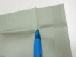 Photo10: 3F01z60  Japanese Kimono Silk  FABRIC Sakura Dull light green 41.7x15.0 (10)