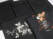 Photo5: 6GHB6z14  Japanese Kimono Silk BLACK HAORI 25pcs FREE SHIPPING (5)
