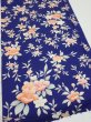 Photo2: 3E01z60  Japanese Kimono Silk  FABRIC Flower  45.7x14.4 (2)