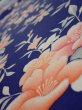 Photo4: 3E01z60  Japanese Kimono Silk  FABRIC Flower  45.7x14.4 (4)