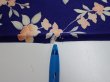 Photo6: 3E02z60  Japanese Kimono Silk  FABRIC Flower  45.7x14.4 (6)