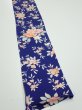 Photo3: 3E08z40  Japanese Kimono Silk  FABRIC Flower  58.7x7.1 (3)