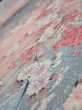 Photo4: 3E01z60  Japanese Kimono Silk  FABRIC Flowers Pink 43.3x14.6 (4)