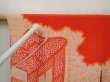 Photo5: 6622T01z450 Antique Japanese Kimono Silk JUBAN Royal cart Tomato red (5)