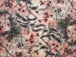 Photo3: 6622T04z390 Vintage Japanese Kimono Silk MEISEN HAORI Plum tree Off-white (3)
