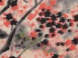 Photo4: 6622T04z390 Vintage Japanese Kimono Silk MEISEN HAORI Plum tree Off-white (4)