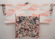 Photo6: 6622T04z390 Vintage Japanese Kimono Silk MEISEN HAORI Plum tree Off-white (6)