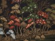 Photo4: 6622T11z510 Vintage Japanese Kimono Silk HAORI Trees Black (4)