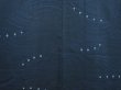 Photo3: 6626T01z560 Vintage Japanese Kimono Silk HAORI  Dark navy (3)
