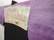 Photo2: 6626T02z460 Vintage Japanese Kimono Silk HAORI Bamboo grass Black (2)