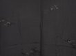 Photo5: 6626T02z460 Vintage Japanese Kimono Silk HAORI Bamboo grass Black (5)