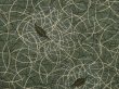 Photo4: 6626T05z400 Vintage Japanese Kimono Silk HAORI Leaf Grass green (4)