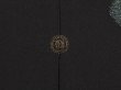 Photo5: 6626T08z500 Vintage Japanese Kimono Silk HAORI Cloud Black (5)