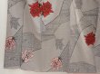 Photo4: 6626T12z870 Vintage Japanese Kimono Silk OMESHI Rose Gray (4)