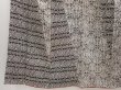Photo4: 6626T13z940 Vintage Japanese Kimono Silk KOMON Flower Black (4)