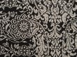 Photo6: 6626T13z940 Vintage Japanese Kimono Silk KOMON Flower Black (6)