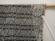 Photo7: 6626T13z940 Vintage Japanese Kimono Silk KOMON Flower Black (7)