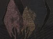 Photo4: 6629T05z560 Vintage Japanese Kimono Silk HAORI Trees Black (4)