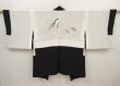 Photo1: 6629T09z620 Vintage Japanese Kimono Silk HAORI Gion matsuri Black (1)