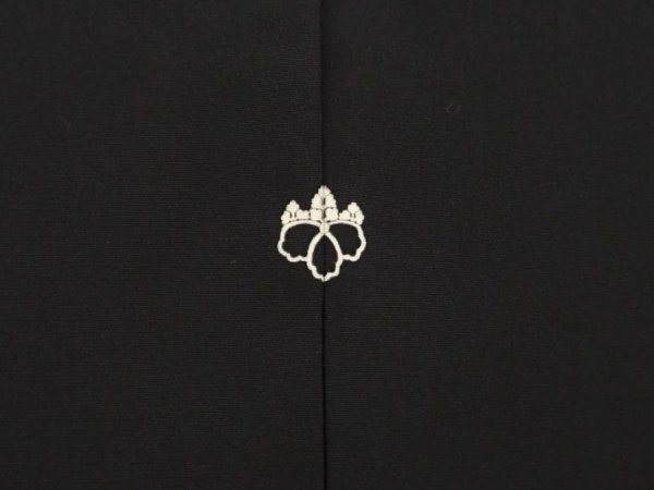 Photo6: 6629T09z620 Vintage Japanese Kimono Silk HAORI Gion matsuri Black (6)