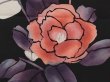 Photo4: 6629T10z640 Vintage Japanese Kimono Silk HAORI Flower Black (4)