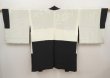 Photo6: 6629T10z640 Vintage Japanese Kimono Silk HAORI Flower Black (6)