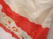 Photo4: 6629T12z1000 Vintage Japanese Kimono Silk FURISODE Plum blossom Red-Pink (4)