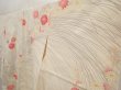 Photo2: 6629T13z740 Vintage Japanese Kimono Silk TSUKESAGE Chrysanthemum Off-white (2)